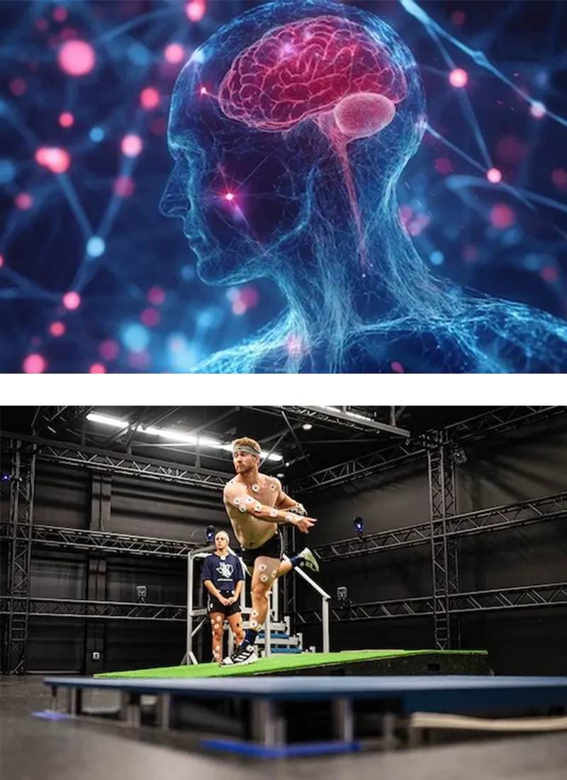 The Global Brain Economy Initiative positions brain capital at the forefront of global economic development. Stock image. and Demo at the Center for Human Performance kickoff event on Oct.10, 2023 (Photo by Jeff Fitlow/Rice University)